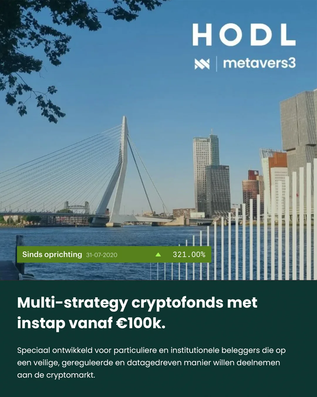 HODL — Multi-strategy cryptofonds, partner van Metavers3